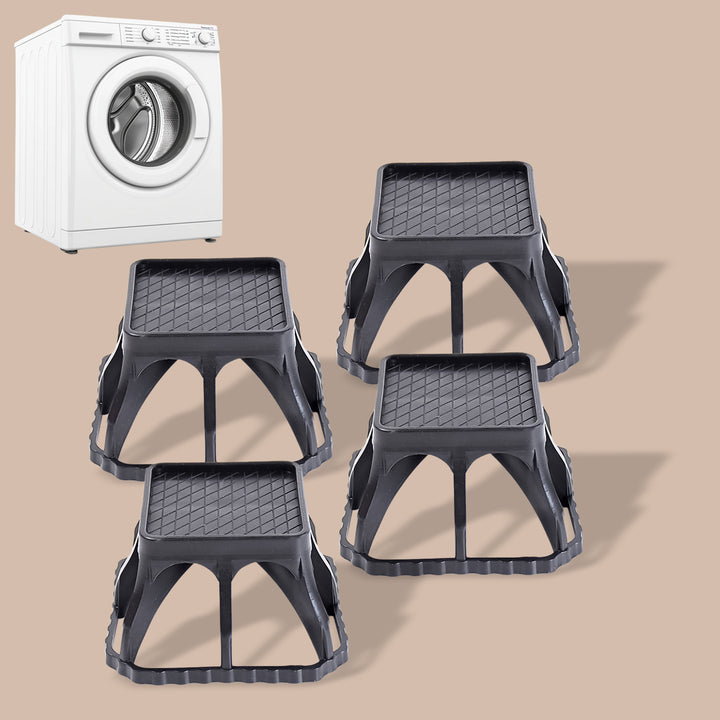 Multi-purpose Plastic Washing Machine Stand (4 Pcs Set) - Trendex