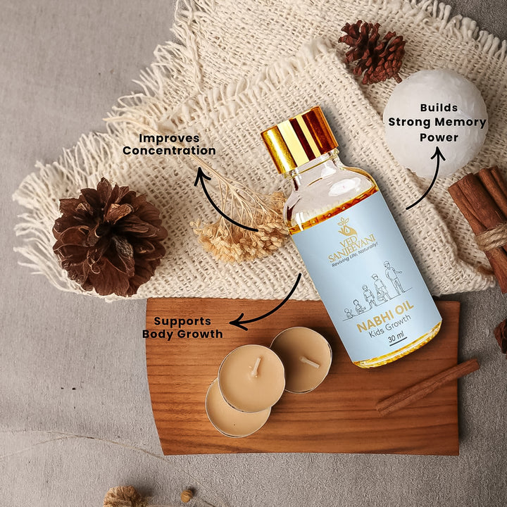 Ved Sanjeevani Nabhi Oil For Kids Growth (30ml  1 Pc) - Trendex