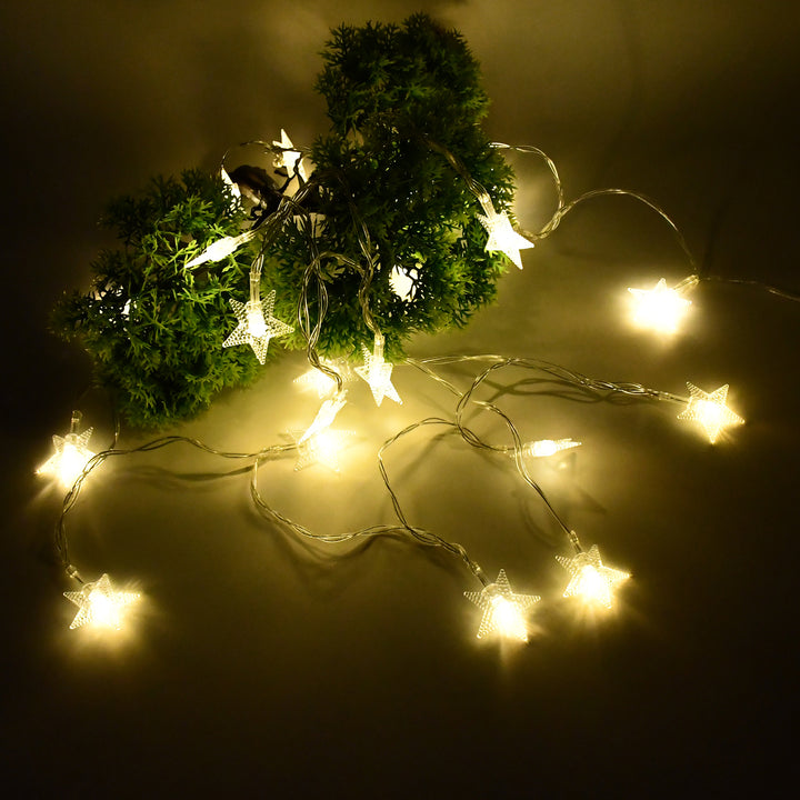 Usb Powered 20 Led Decorative Star String Fairy Lights - Trendex