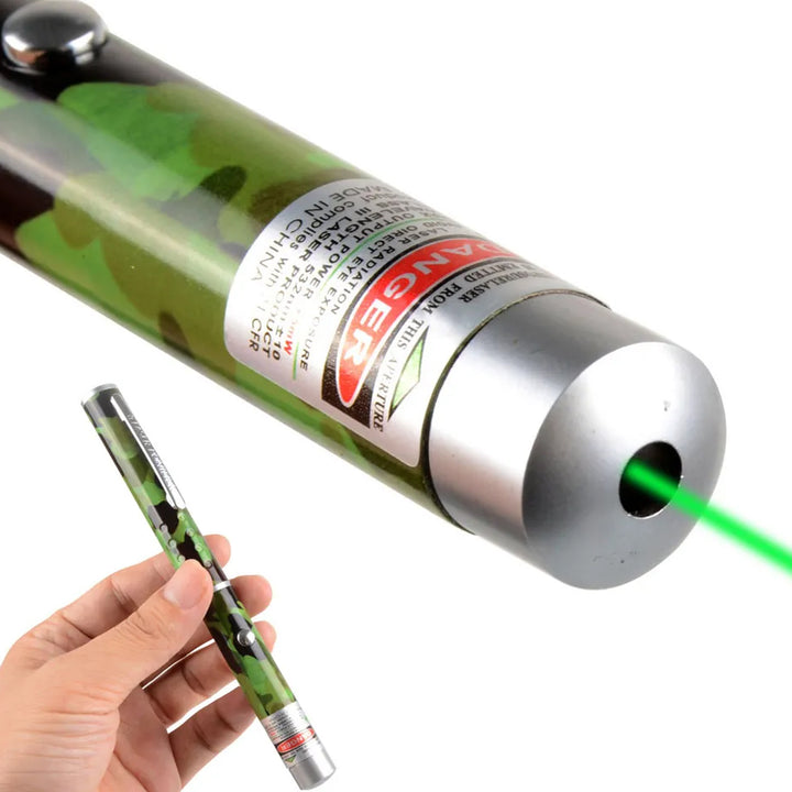 4399 Green Multipurpose Laser Light Disco Pointer Pen Beam With Adjustable Antena Cap To Change Project Design - Trendex