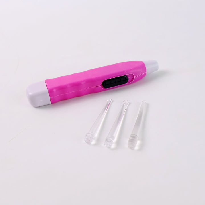 Pink Led Flashlight Earpick With Tweezer (1 Pc) - Trendex