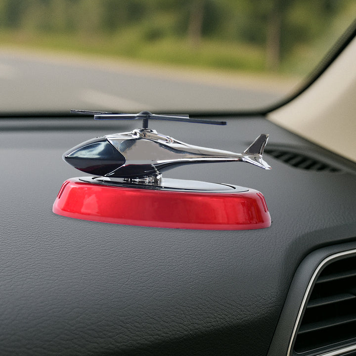 Solar-powered Rotating Helicopter Car Air Freshener - Trendex