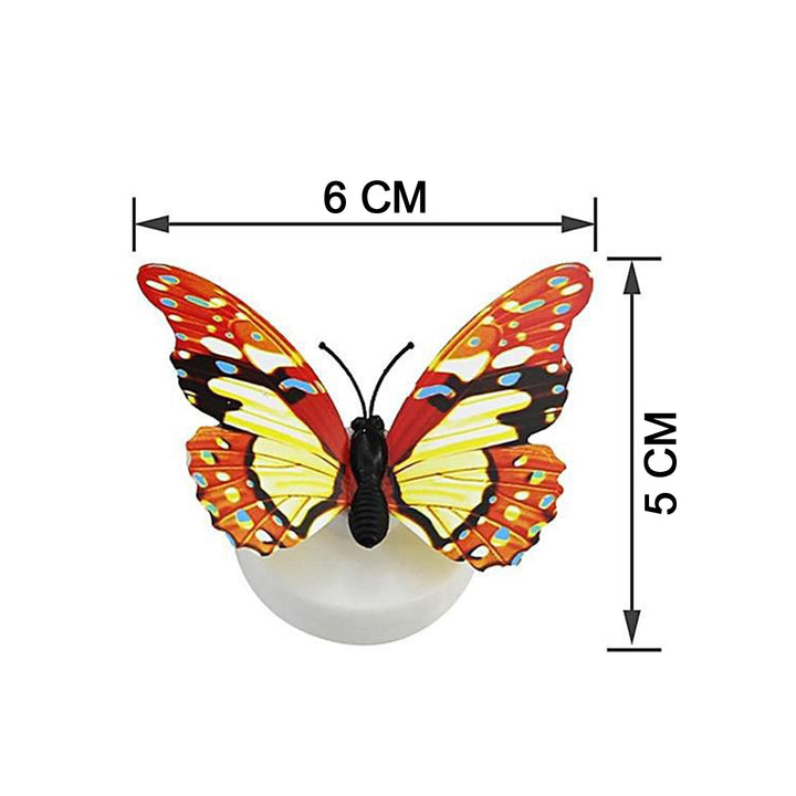 6278 The Butterfly 3d Night Lamp Comes With 3d Illusion Design Suitable For Drawing Room Lobby. - Trendex