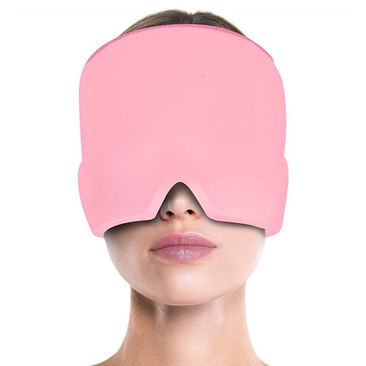 1204 Headache Relief Hat Migraine Cap Wearable Migraine Mask Ice Head Wrap For Tension Headache Puffy Eyes Sinus Headache  Stress Relief - Trendex