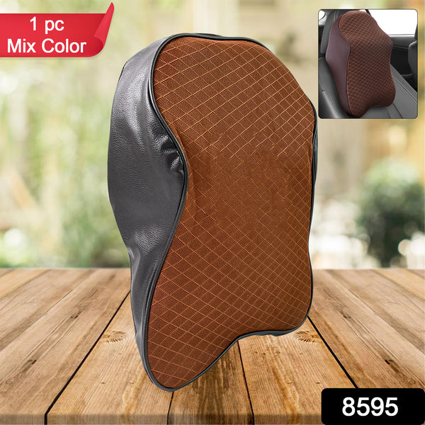 8595 Car Neck Pillow Car Neck Headrest Pillow Memory Foam Car Accessories Cushion Car Seat Head Support Neck Protector Car Seat Neck Pillowfor Driving (1 Pc) - Trendex
