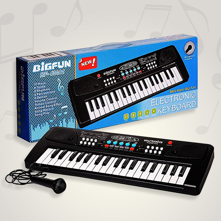 4515 Piano Musical Keyboard With Mic 37 Music Key Keyboard For Kids Toy - Trendex