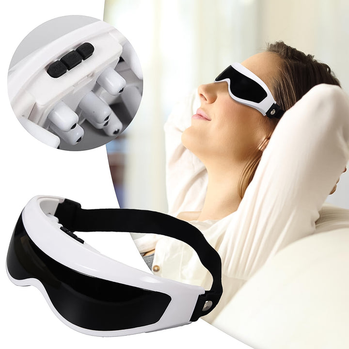Electric Eye Massager With Adjustable Elastic Band (1 Pc) - Trendex