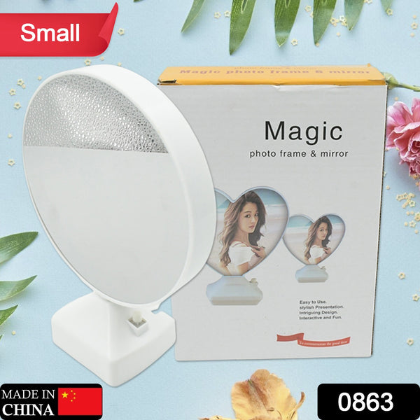 Plastic 2 In 1 Mirror Come Photo Frame With Led Light - Trendex