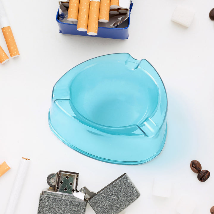 Oblivion Transparent Plastic Ashtray (Mix Color  1 Pc) - Trendex