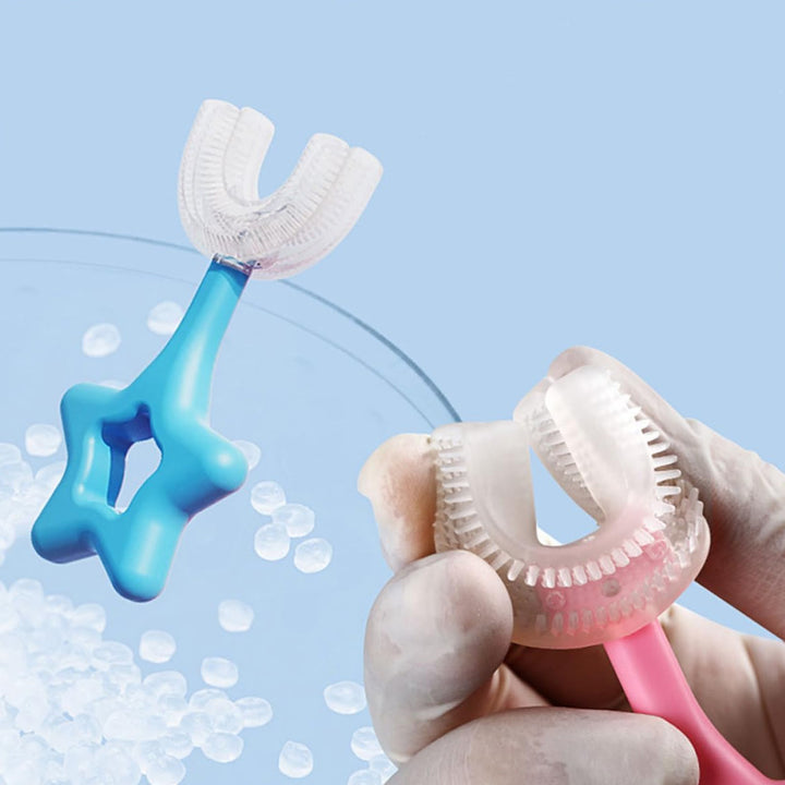 Star  U-shape Silicone Manual Toothbrush (1 Pc) - Trendex