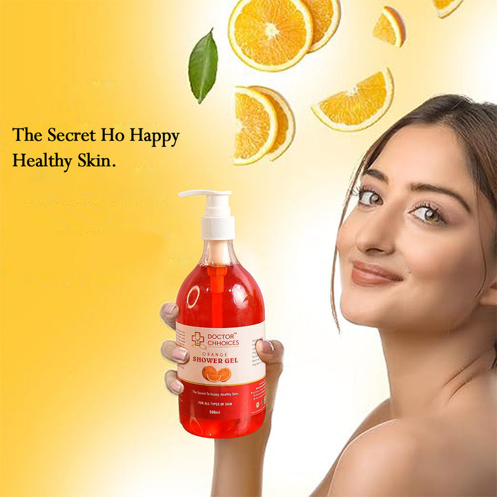 Doctor Chhoices Orange Shower Gel  500ml (1 Pc) - Trendex