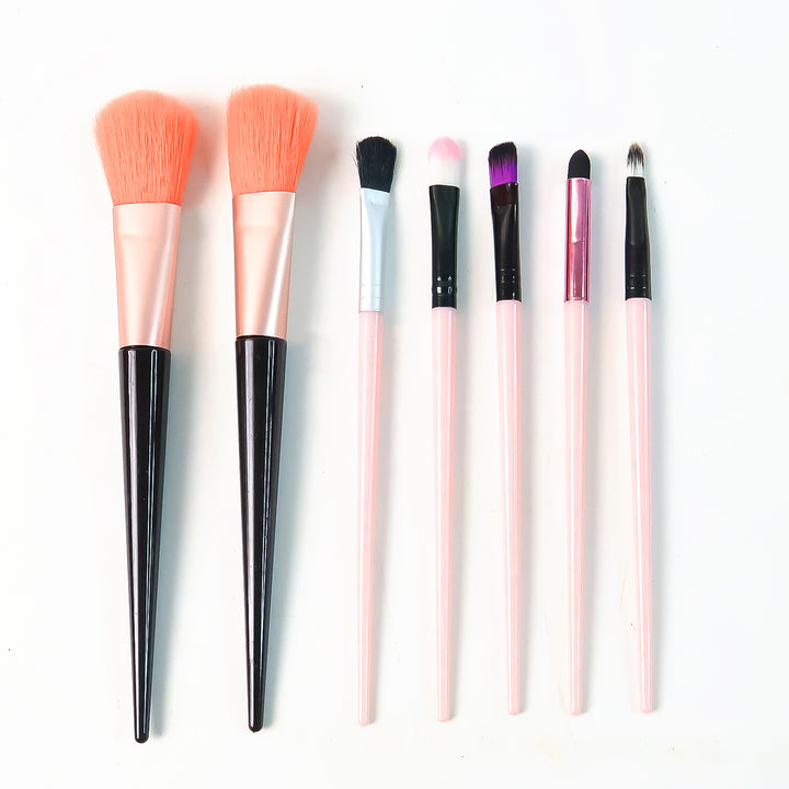 Professional Soft Makeup Brush Set (7 Pc) - Trendex