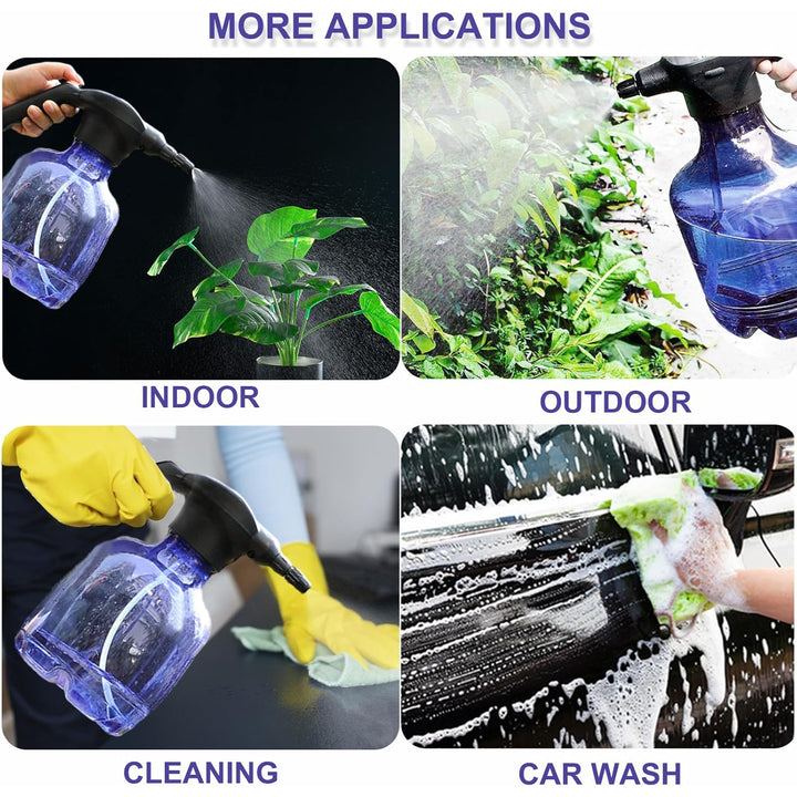 9325 Electric Spray Bottle 3l Garden Sprayer Automatic Watering Can Rechargeable Battery Powered Sprayer For Garden Fertilizing (1pc 3ltr.) - Trendex