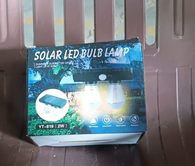 Solar Double Led Bulb Lamp Yt-819- 2w (1 Pc) - Trendex