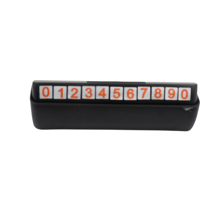 Temporary Car Parking Mobile Number Display With Magnetic Numbers Stickers (1pc) - Trendex