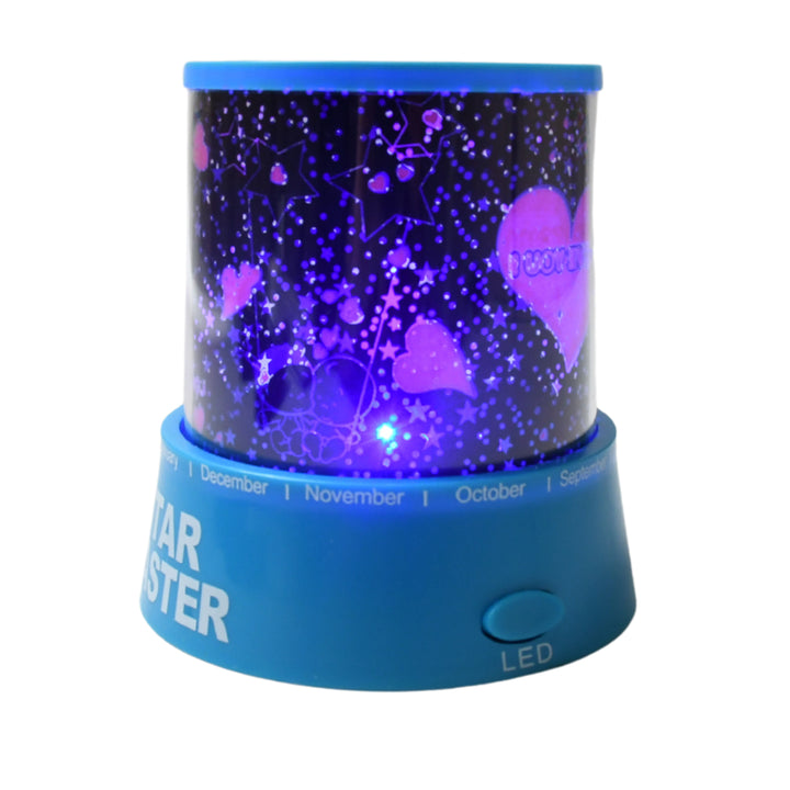 Led Projector Night Light Amazing Lamp 3 Battery Operated Lamps Rotation With The Music Function Master For Kids Bedroom Home Decoration Nightromantic Gift (Battery Not Included  1 Pc) - Trendex