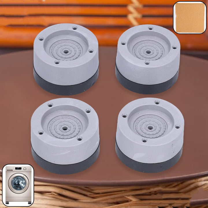 Round Washing Machine Support Pad (4 Pcs Set) - Trendex