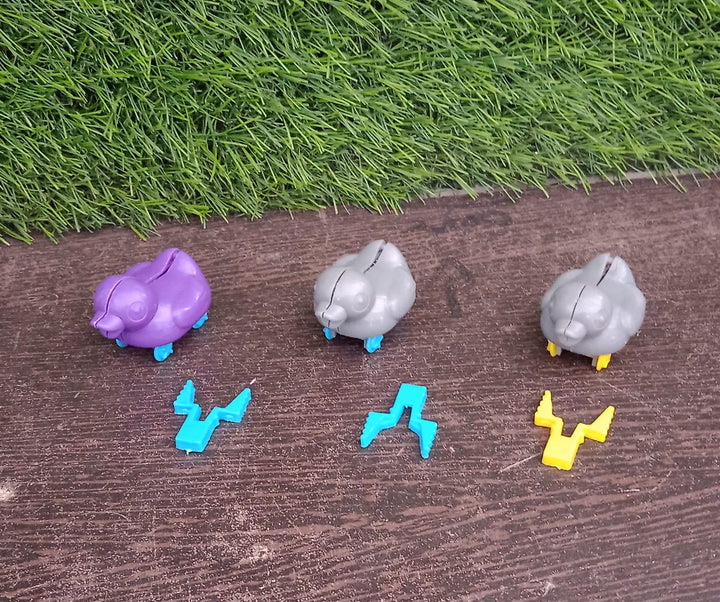Small Push Back Duck Toy Ejectable Spring Tail Duck Small Diy Duck Toy - Trendex