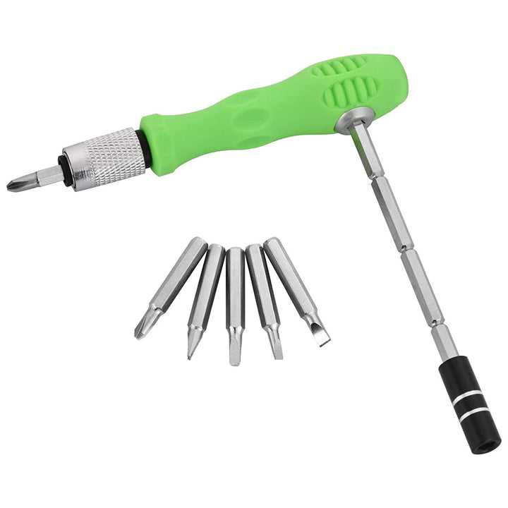 1557 32 In 1 Mini Screwdriver Bits Set With Magnetic Flexible Extension Rod - Trendex