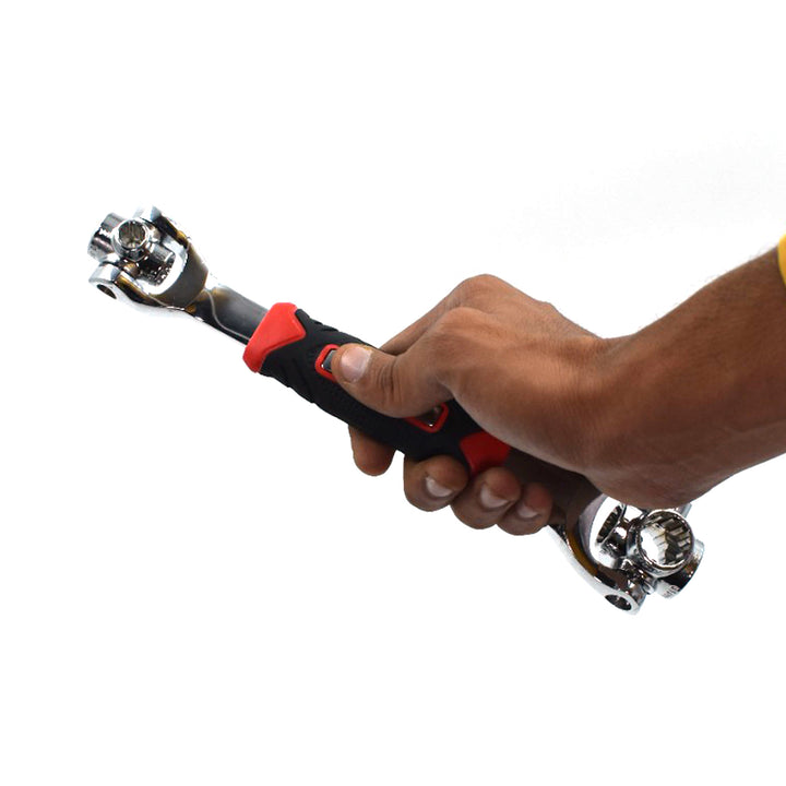 9044 48 In 1 Socket Point Universal Car Repair 360 Degree Fixed Square Hex Torx Hand Tool Wrench - Trendex