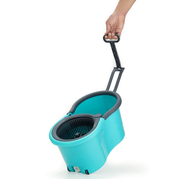 4941 Quick Spin Mop Plastic Spin Bucket Floor Cleaning Easy Wheels  Big Bucket Floor Cleaning Mop With Bucket - Trendex
