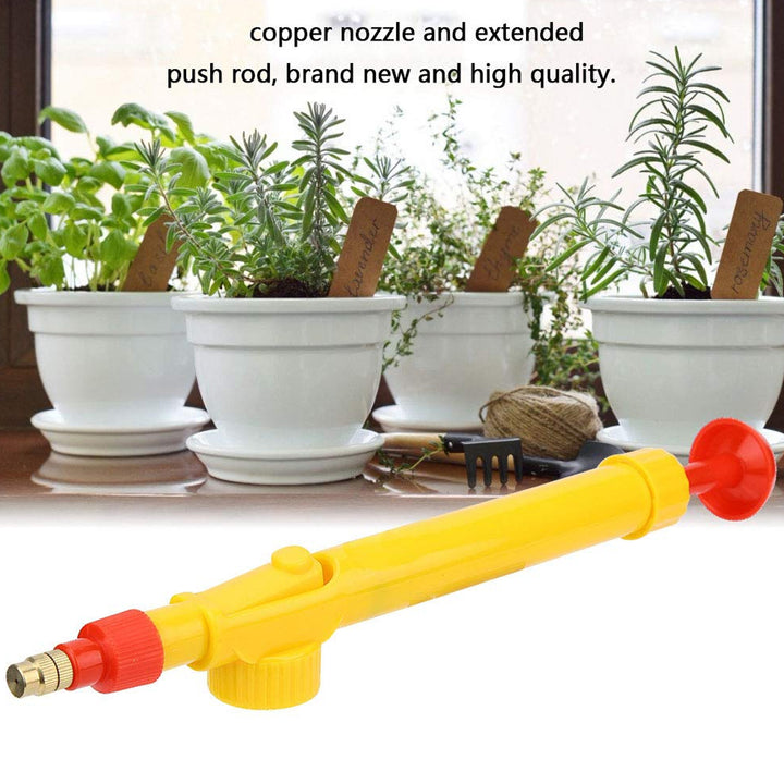 0470 Water Bottle Spray Gun Nozzle Manual Adjustable Water Pump Garden  Washing Hand Held Sprayerwatering Can Sprayer Pressure Nozzle Irrigation Tool And Pump For Efficient Care - Boost Your Gardening Experience (1 Pc) - Trendex
