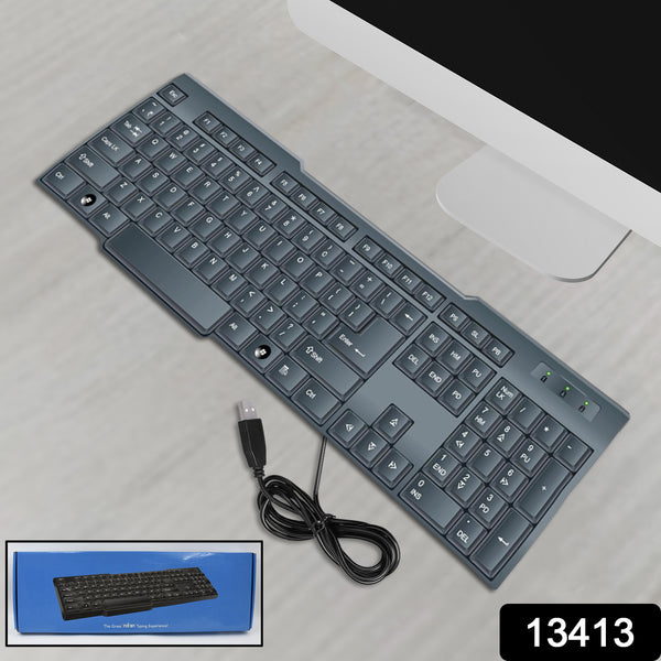 Wired Usb Keyboard 104 Keys (1 Pc) - Trendex