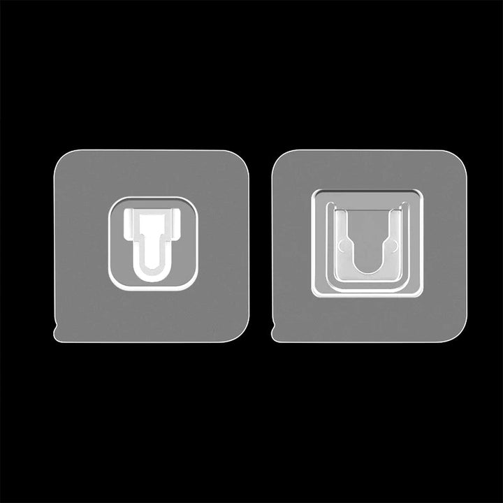 1742 Magic Adhesive Plastic Wall Hooks Heavy Duty Hooks (Pack Of 20) - Trendex