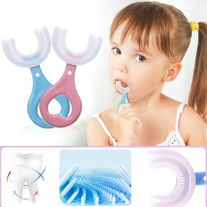 4774 Kids U S Tooth Brush Used In All Kinds Of Household Bathroom Places For Washing Teeth Of Kids Toddlers And Childrens Easily And Comfortably. - Trendex