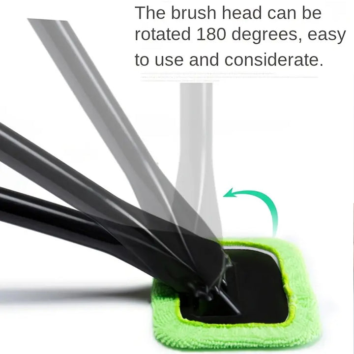 Windshield Clean Car Glass Cleaner Wiper With 1 Extra Microfiber Cloth (1 Pc  38 Cm Long) - Trendex