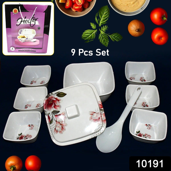 Hector High Quality Dinning Dinner  Pudding Set (9 Pcs Set) - Trendex