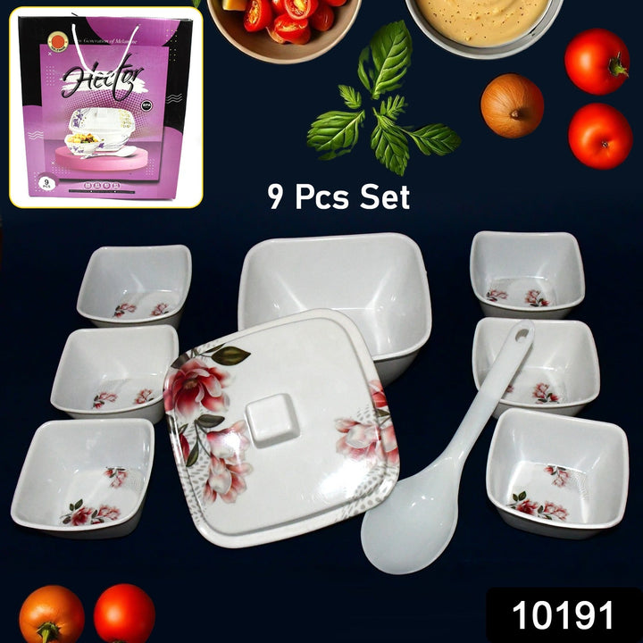 Hector High Quality Dinning Dinner  Pudding Set (9 Pcs Set) - Trendex