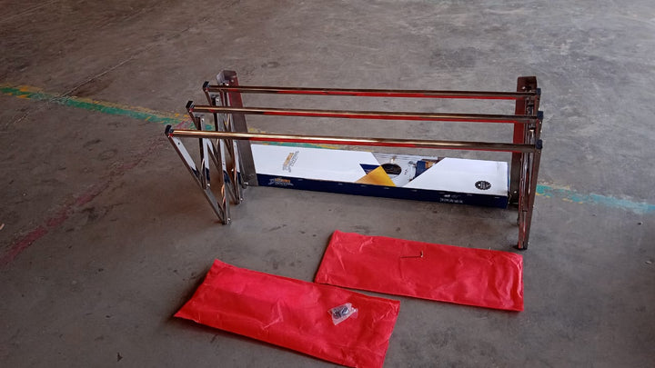 Stainless Steel Wall-mounted Folding Clothes Drying Rack - Trendex