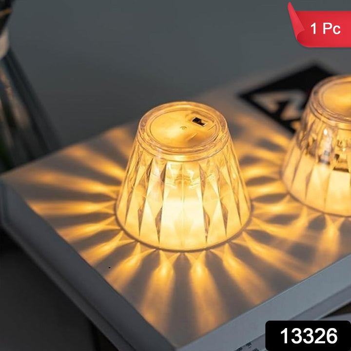 Cup Shape Crystal Table Lamp (1 Pc) - Trendex