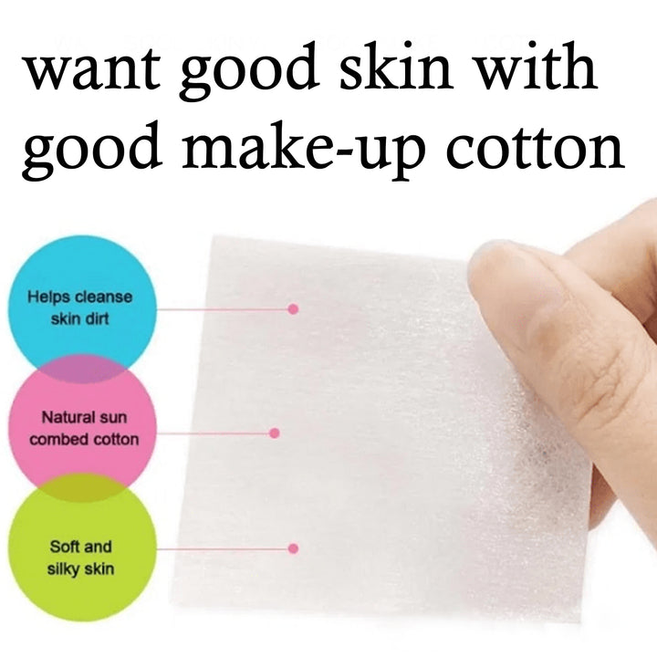 1391 Cotton Makeup Remover Pads For Women Girls (Pack Of 40) - Trendex