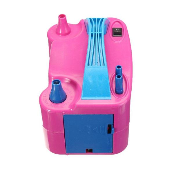 1599 Portable Dual Nozzle Electric Balloon Blower Pump Inflator - Trendex