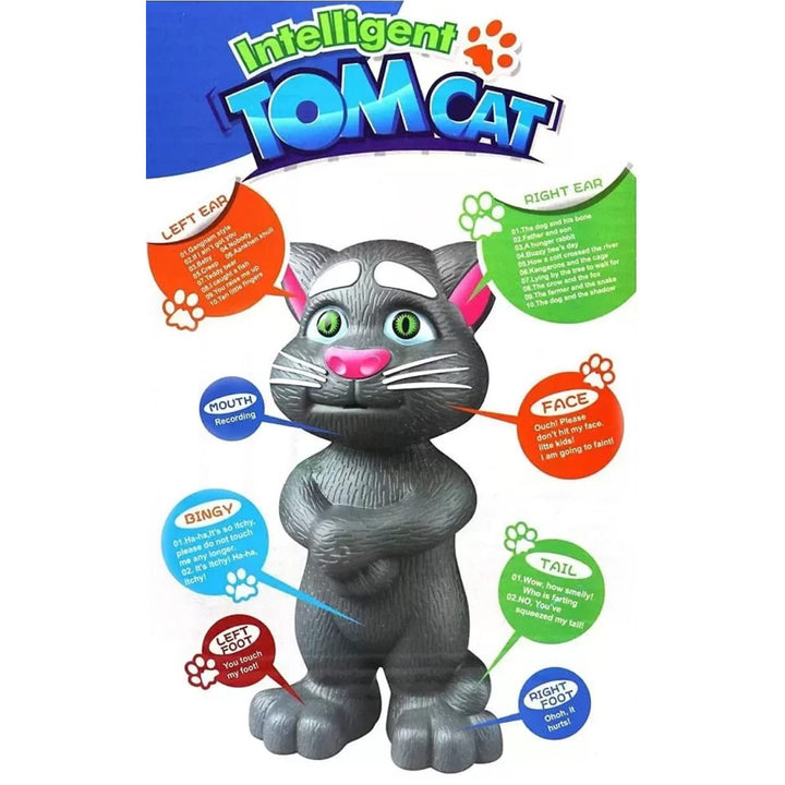4524 Talking Mimicry Touching Tom Cat Intelligent Interactive Toy With Wonderful Voice For Kids Children Playing And Home Decorate. - Trendex