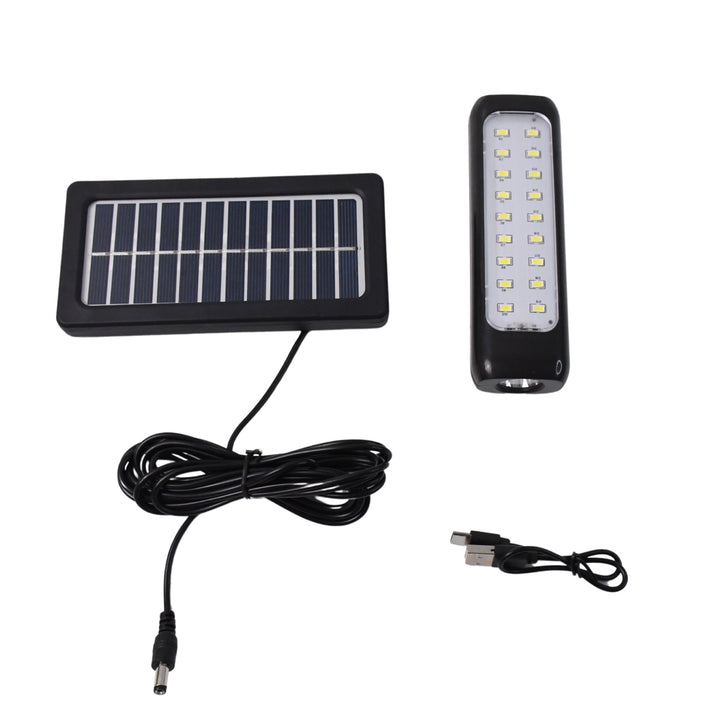3 Modes Outdoor Indoor Hanging Solar Light  Small 18led  1 Big Led - Trendex