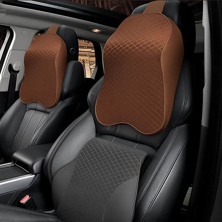 8595 Car Neck Pillow Car Neck Headrest Pillow Memory Foam Car Accessories Cushion Car Seat Head Support Neck Protector Car Seat Neck Pillowfor Driving (1 Pc) - Trendex