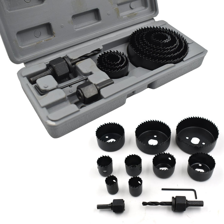 0415 -12 Pcs 19-64mm Hole Saw Kit - Trendex