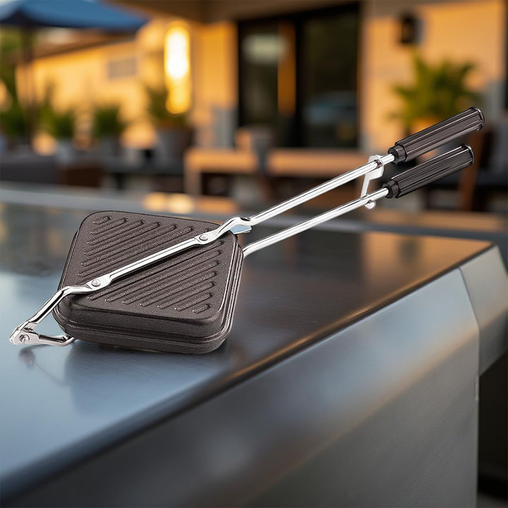 Apex Heavy Gauge Aluminium Grill Sandwich Toaster - Trendex