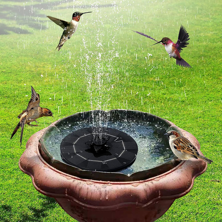 Solar-powered Floating Water Fountain Pump Kit - Trendex