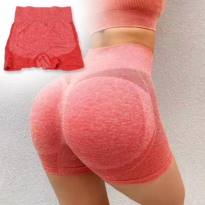 12978 High Elastic Peach Hip Lifting Yoga Shorts Womens Running Sports High Fitness Athletic Waist Yoga Workout Yoga Pants  Shorts Elastic Dress Soft Yoga Pants  Shorts - Trendex