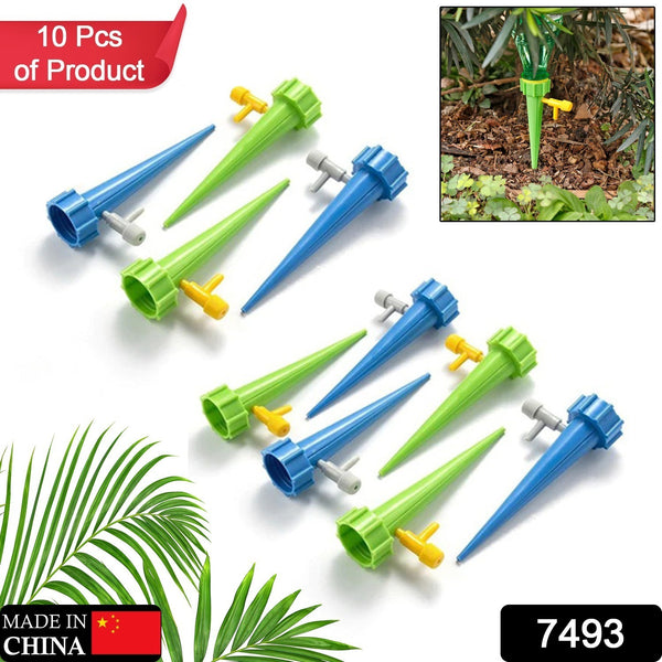 Plant Watering Spikes Self Watering Spikes Water Dripper For Plants Adjustable Plant Watering Devices With Slow Release Control Valve Switch - Trendex