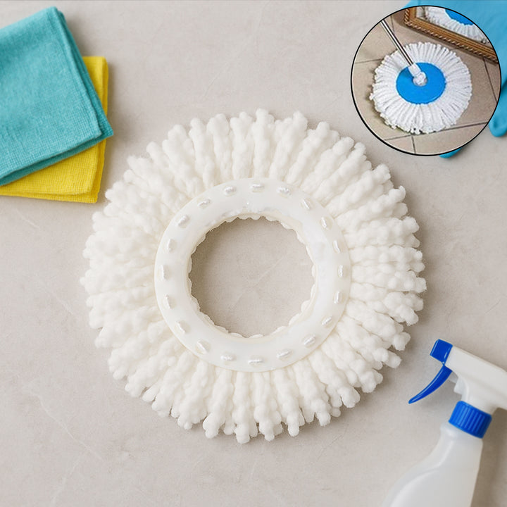 Microfiber Spin Mop Refill Head 360 Rotating Mop (1 Pc) - Trendex