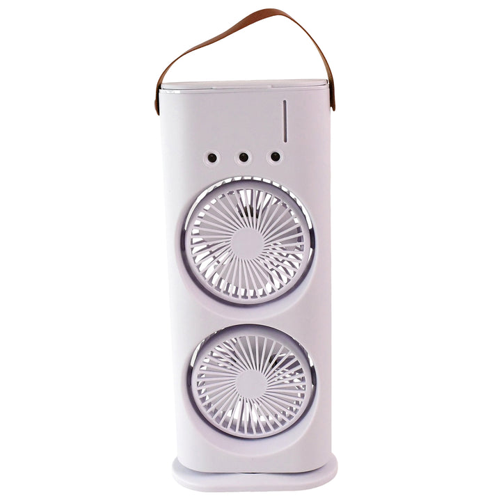 Electric Fan Desktop Double-head Powerful Air Cooler (1 Pc  With Remote) - Trendex