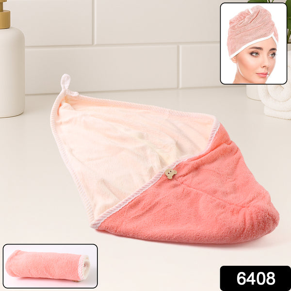 Hair Drying Magic Hair Cap Towel Wrap For Women Bath Towels (1 Pc) - Trendex