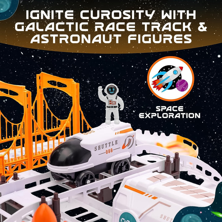 Outer Space Race Track Set For Kids Toys (1 Set) - Trendex