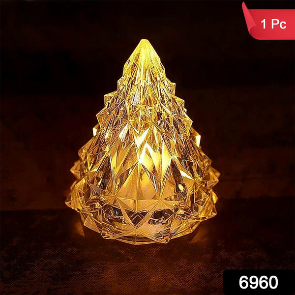Iceberg  Pyramid Candlelight Tea Light (1 Pc) - Trendex