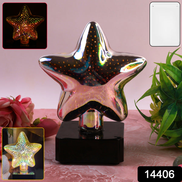 Star-shaped 3d Illusion Decorative Led Night Lamp (1 Pc) - Trendex